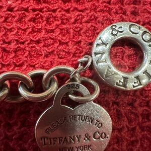 Tiffany & Co. Silver Heart Tag Bracelet